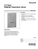 Honeywell C7772 Series Product Data preview