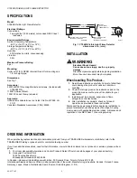 Предварительный просмотр 2 страницы Honeywell C7962B Product Data