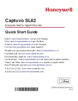 Предварительный просмотр 1 страницы Honeywell Captuvo SL62 Quick Start Manual