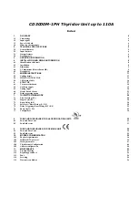 Preview for 2 page of Honeywell CD3000M 1PH 15A User Manual