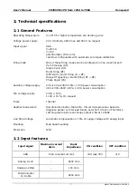 Предварительный просмотр 8 страницы Honeywell CD3000M-1PH User Manual