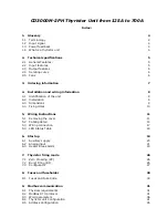 Preview for 3 page of Honeywell CD3000M-2PH User Manual