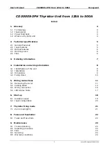 Preview for 3 page of Honeywell CD3000S-3PH User Manual