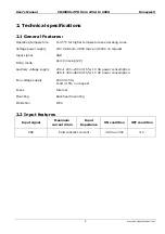 Preview for 7 page of Honeywell CD3000S-3PH User Manual