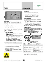 Предварительный просмотр 3 страницы Honeywell CENTRA LINE IF-LON Mounting Instructions