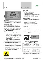 Preview for 5 page of Honeywell CENTRA LINE IF-LON Mounting Instructions