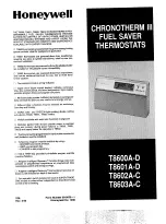 Preview for 1 page of Honeywell Chronotherm III T8600A User Manual