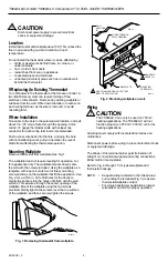 Preview for 2 page of Honeywell Chronotherm III T8602A Installation Instructions Manual