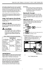 Preview for 7 page of Honeywell Chronotherm III T8602A Installation Instructions Manual