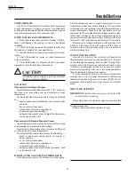 Preview for 12 page of Honeywell CHRONOTHERM III T8611M User Manual