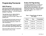 Preview for 5 page of Honeywell CHRONOTHERM T4700 Owner'S Manual