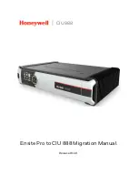 Honeywell CIU 888 Migration Manual preview