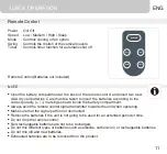 Preview for 13 page of Honeywell CL25AE Owner'S Manual