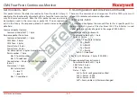 Предварительный просмотр 170 страницы Honeywell CM4 Technical Handbook