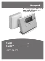 Honeywell CM720 User Manual preview