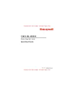 Preview for 1 page of Honeywell CN85-WL-6DESK Quick Start Manual