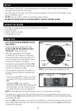 Предварительный просмотр 3 страницы Honeywell COMFORT TEMP HCE641 Series Operating And Safety Instructions Manual