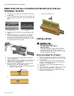 Preview for 2 page of Honeywell ComfortPoint Open XFL5 Mounting Instructions