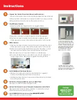 Предварительный просмотр 3 страницы Honeywell Comtronics Smart Homes Instructions For Use Manual