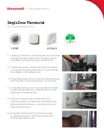 Preview for 1 page of Honeywell Connected Home Single Zone Thermostat Installation Tips