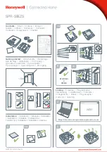 Honeywell Connected Home SPR-S8EZS Quick Start Manual предпросмотр