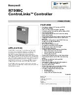 Предварительный просмотр 1 страницы Honeywell ControLinks R7999C Manual