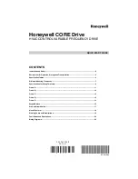 Preview for 1 page of Honeywell CORE Drive Quick Start Manual