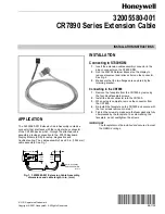 Preview for 1 page of Honeywell CR7890 Series Installation Instructions