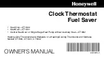 Предварительный просмотр 1 страницы Honeywell CT1800 Owner'S Manual