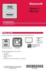 Honeywell CT30 Series Owner'S Manual preview