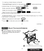 Preview for 18 page of Honeywell CT3400 Programming And Installation Instructions