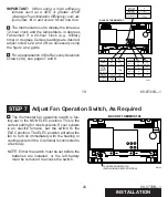 Preview for 22 page of Honeywell CT3400 Programming And Installation Instructions