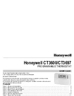 Preview for 1 page of Honeywell CT3600 Owner'S Manual