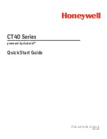 Honeywell CT40P-L0N Quick Start Manual preview