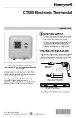 Preview for 1 page of Honeywell CT500 Owner'S Manual