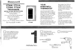 Honeywell CT50A Installation Instructions Manual preview