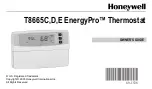 Honeywell D Owner'S Manual preview