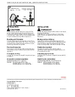 Preview for 2 page of Honeywell DCM/SN DIFF Operating Instructions