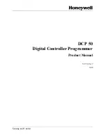 Honeywell DCP 50 Product Manual preview