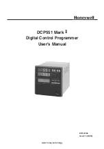 Honeywell DCP550 User Manual preview