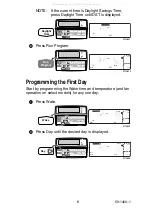 Предварительный просмотр 8 страницы Honeywell Deluxe Programmable Thermostat Operation User'S Manual