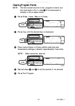 Предварительный просмотр 12 страницы Honeywell Deluxe Programmable Thermostat Operation User'S Manual