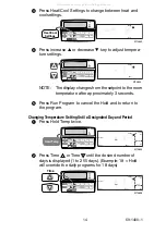 Предварительный просмотр 14 страницы Honeywell Deluxe Programmable Thermostat Operation User'S Manual