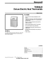 Honeywell Deluxe T4098A Quick Start Manual preview