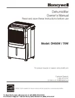 Honeywell DH50W Owner'S Manual preview