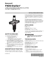 Honeywell DialSet FK06 Installation Instructions предпросмотр