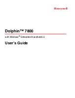 Honeywell Dolphin 7800 User Manual preview