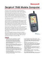 Honeywell Dolphin 7900 Specifications предпросмотр