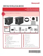 Honeywell DR120A3000 Installation Manual preview