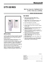 Honeywell DT70 Series Quick Start Manual preview